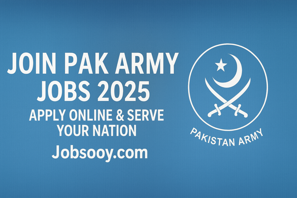 Pak Army Jobs 2025